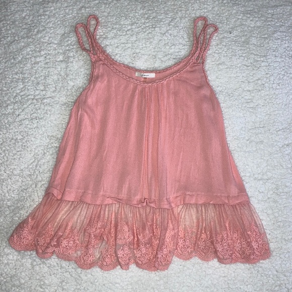 Denim Romper and Lace Top Bundle Size Small - Picture 4 of 4